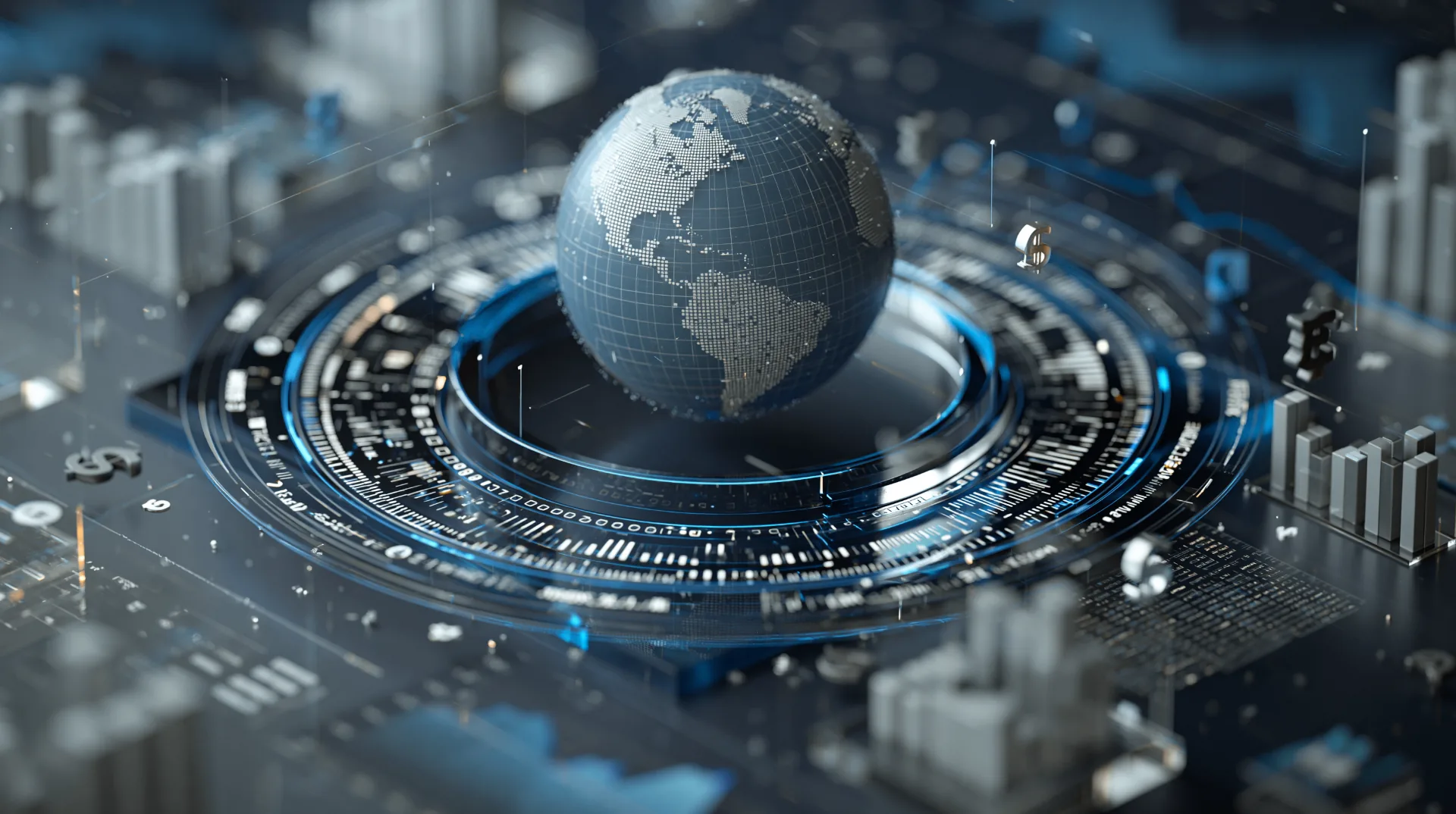 Efficient global financial network